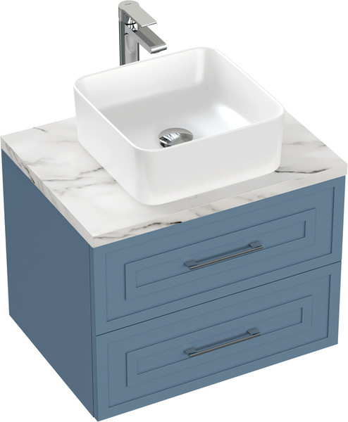 Изображение товара Тумба под умывальник Cersanit Classic 60 / 69088 (голубой матовый)