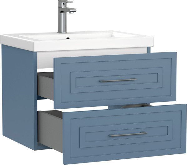 Изображение товара Тумба под умывальник Cersanit Classic 60 / 69088 (голубой матовый)