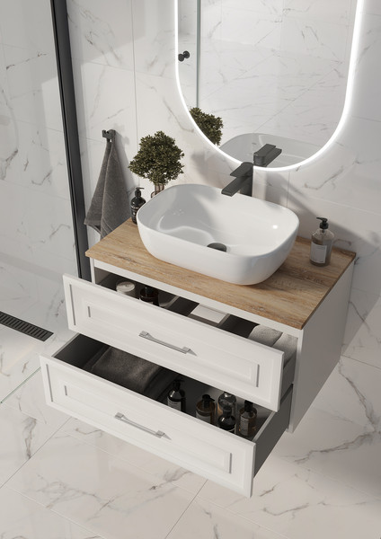 Изображение товара Тумба под умывальник Cersanit Classic 60 / 69087 (белый матовый)