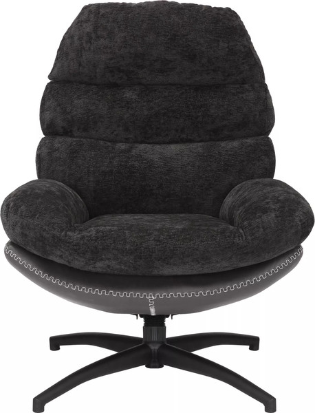 Изображение товара Кресло мягкое Signal Giselle (черный/черный/черный матовый)