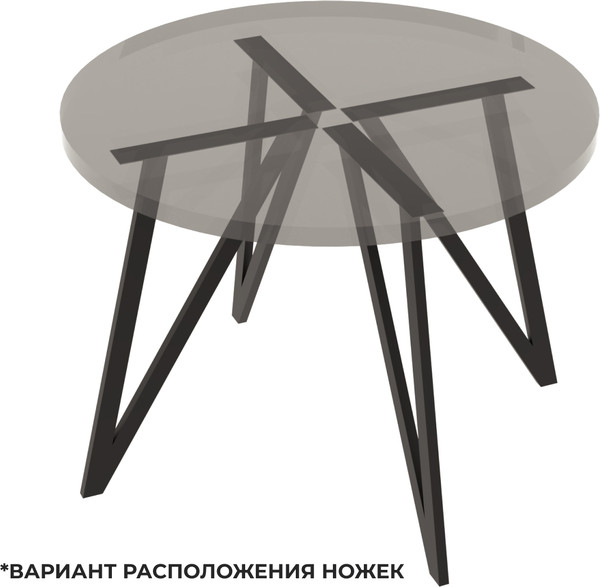 Изображение товара Подстолье Макс Стайл ПМ-3 (черный матовый)