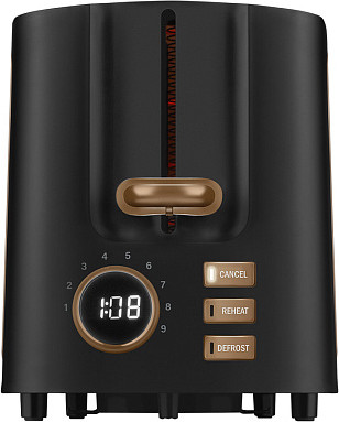 Изображение товара Тостер Redmond T901 (черный/бронзовый)