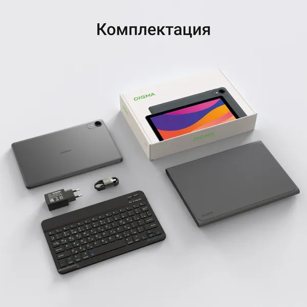 Изображение товара Планшет Digma K10 T606 (серый)