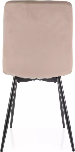 Изображение товара Стул Signal Daren Velvet (Bluvel 40 темно-бежевый/черный)