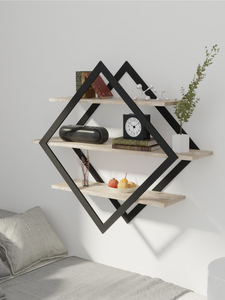 Изображение товара Полка Макс Стайл ПнР-600-3 навесная (дуб юкон)