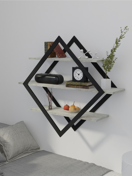 Изображение товара Полка Макс Стайл ПнР-600-3 навесная (бетон)