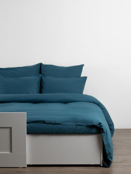 Изображение товара Комплект постельного белья Urban Family Темно-бирюзовый 1.5сп 50x70 / 815
