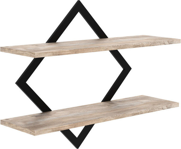 Изображение товара Полка Макс Стайл ПнР-400-2-1 навесная (дуб юкон)