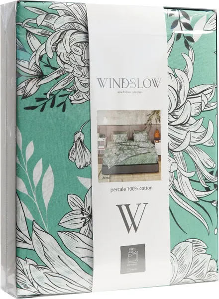 Изображение товара Комплект постельного белья Windslow Астры 2сп Евро 70x70 / 71027-1+71028-1