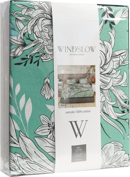 Изображение товара Комплект постельного белья Windslow Астры сем 70x70 / 71027-1+71028-1