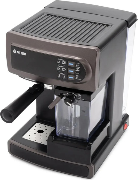 Изображение товара Кофеварка эспрессо Vitek VT-1517 SR (серый)