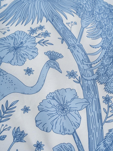 Изображение товара Комплект постельного белья Windslow Павлин 2сп Евро 50x70 / 20287-1+71141-27