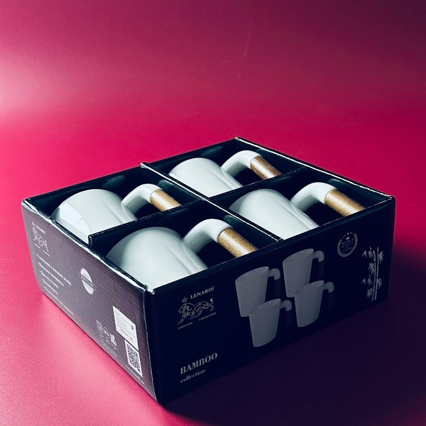 Изображение товара Набор кружек Lenardi Tropical 235-063 (4шт)