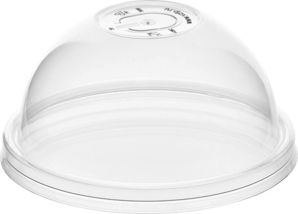 Изображение товара Набор крышек для стаканов Паксервис Для Bubble d90мм / 288873 (100шт, прозрачный)