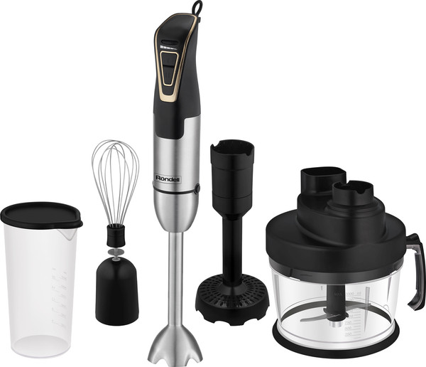 Изображение товара Блендер погружной Rondell RDE-1303 (черный/нержавеющая сталь)