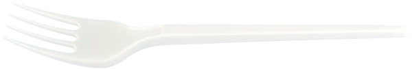 Изображение товара Набор одноразовых вилок Паксервис Стандарт 165мм / 388855 (300шт, белый)