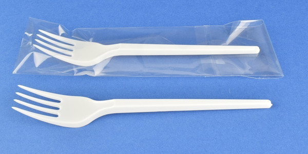 Изображение товара Набор одноразовых вилок Паксервис Стандарт 165мм / 388855 (300шт, белый)