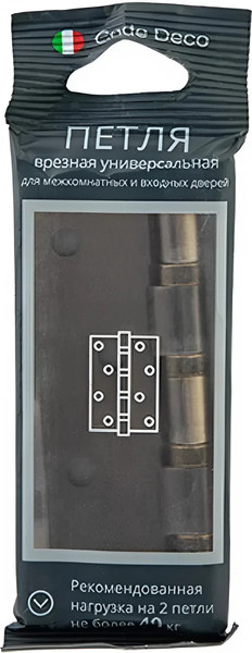 Изображение товара Петля дверная Code Deco 100x70x2.5-B4-AB