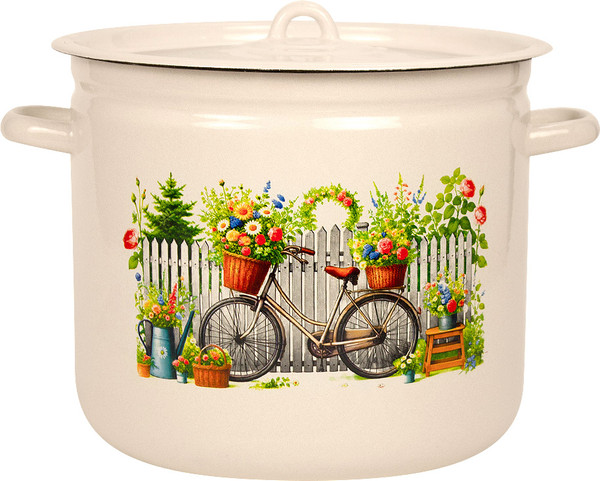 Изображение товара Кастрюля Лысьвенские эмали Романтика С-1624/4 ЖмЭК