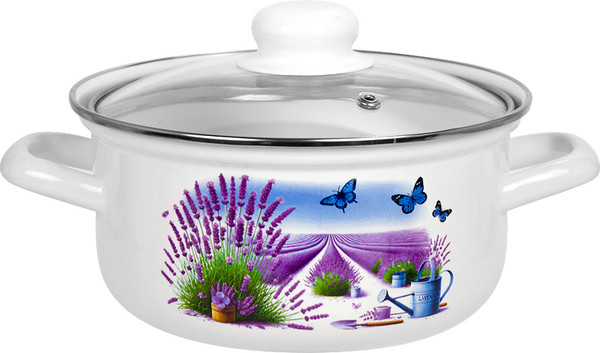Изображение товара Кастрюля Лысьвенские эмали Лето в Провансе С-1510 САП2/4ЭК