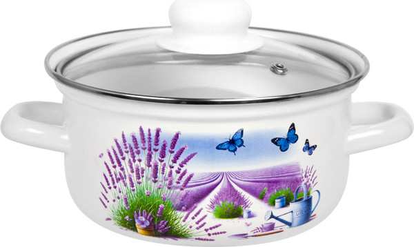 Изображение товара Кастрюля Лысьвенские эмали Лето в Провансе С-1508 САП2/4ЭК