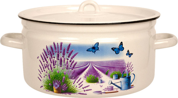 Изображение товара Кастрюля Лысьвенские эмали Лето в Провансе С-1620/4 ЖмЭК