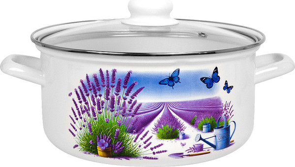 Изображение товара Кастрюля Лысьвенские эмали Лето в Провансе С-1515 САП2/4ЭК