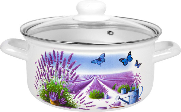 Изображение товара Кастрюля Лысьвенские эмали Лето в Провансе С-1512 САП2/4ЭК