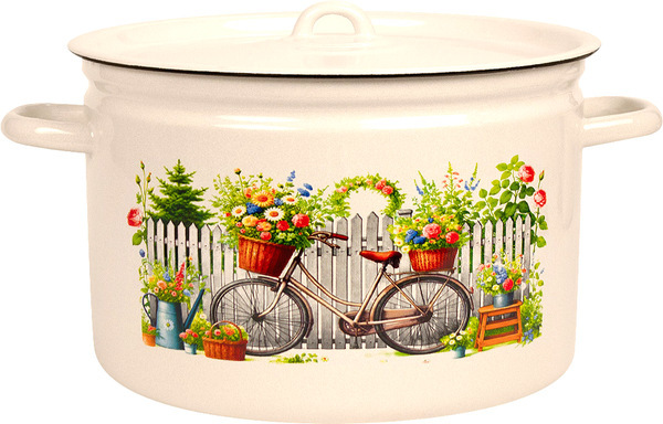 Изображение товара Кастрюля Лысьвенские эмали Романтика С-16111/4 ЖмЭК