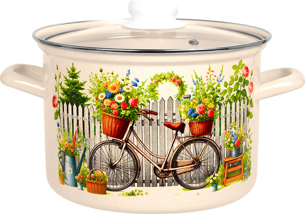 Изображение товара Кастрюля Лысьвенские эмали Романтика С-1615 САП2/4ЖмЭК