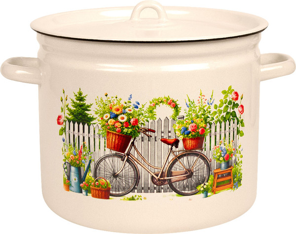 Изображение товара Кастрюля Лысьвенские эмали Романтика С-1621/4 ЖмЭК