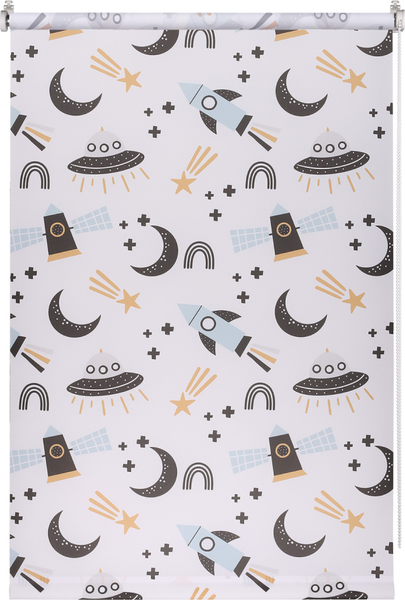 Изображение товара Рулонная штора Franc Gardiner Print Ночной полет 70x160 / 9403218103 (белый)