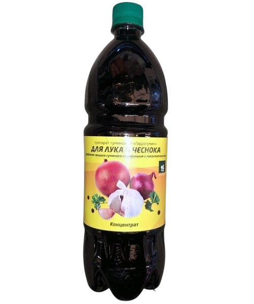 Изображение товара Стимулятор роста для растений Биохим Гидрогумин Для Лука И Чеснока (1л)