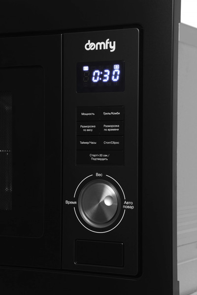 Изображение товара Микроволновая печь Domfy DM2540BW BG (черный)