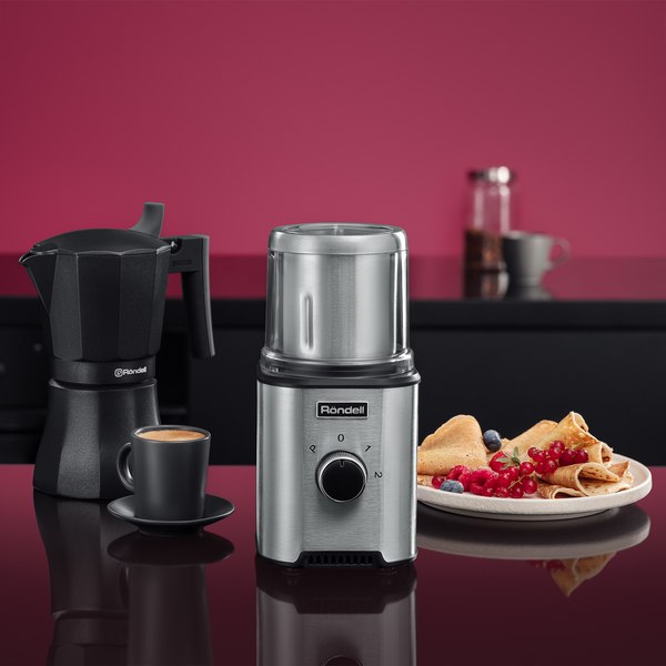 Изображение товара Кофемолка Rondell RDE-1150 (серебристый)