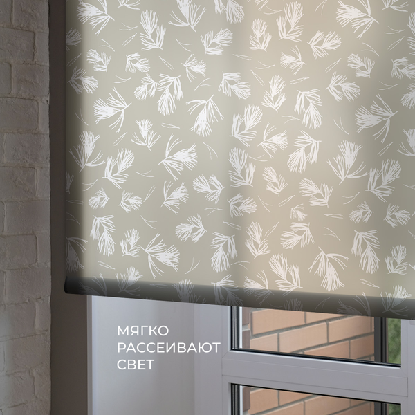 Изображение товара Рулонная штора Franc Gardiner Print Сосна 65x160 / 9403219101 (бежевый)