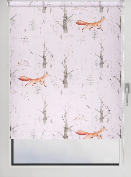 Изображение товара Рулонная штора Franc Gardiner Print Лесные друзья лисы, день 140x175 / 9403217836