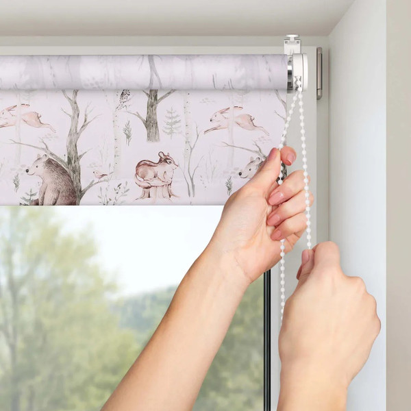 Изображение товара Рулонная штора Franc Gardiner Print Лесные друзья медведи, день 45x160 / 9403219007