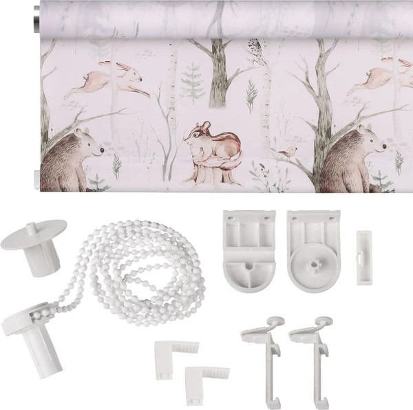 Изображение товара Рулонная штора Franc Gardiner Print Лесные друзья медведи, день 110x160 / 9403219121