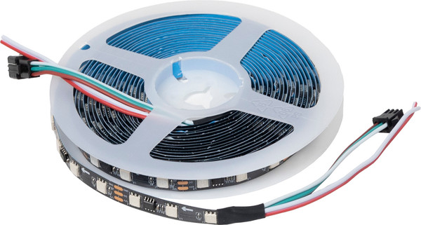 Изображение товара Светодиодная лента AKS RGB SPI Бегущий огонь 10 W/m (5м, цветная)