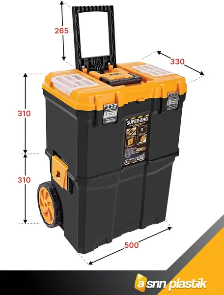 Изображение товара Ящик для инструментов Super Bag ASR-5039 (черный/желтый)
