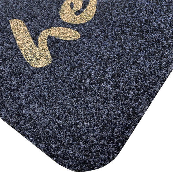 Изображение товара Коврик грязезащитный ComeForte Велюр Hello 40x60 (серый)