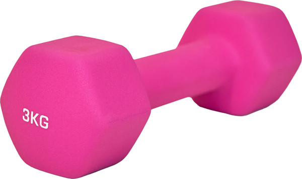 Изображение товара Гантель UNIX Fit Неопреновая / DBNEO3PK (3кг, розовый)