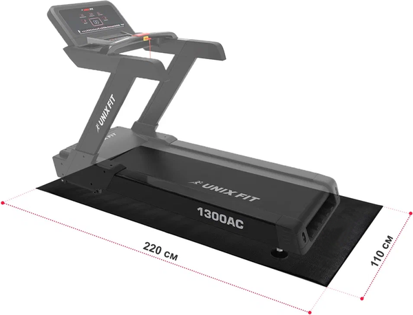 Изображение товара Коврик для тренажера UNIX Fit No logo / MAT110220PNL (220x110x0.6 см)