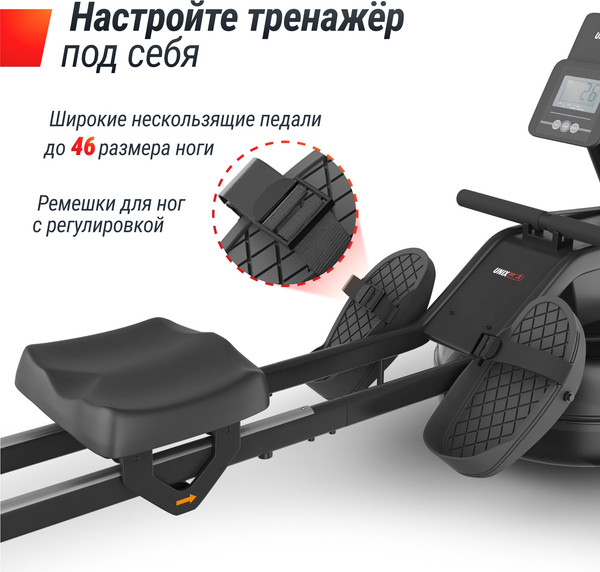 Изображение товара Гребной тренажер UNIX Fit Water Rower 340 / RMWT340