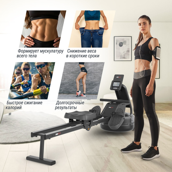 Изображение товара Гребной тренажер UNIX Fit Water Rower 340 / RMWT340