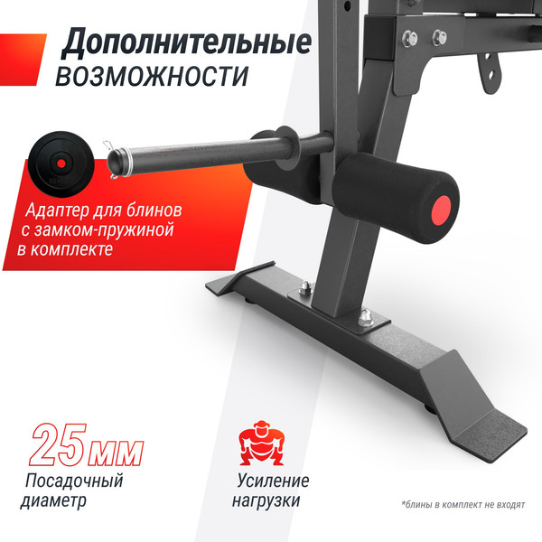 Изображение товара Скамья многофункциональная UNIX Fit Bench 160 / BSBN160