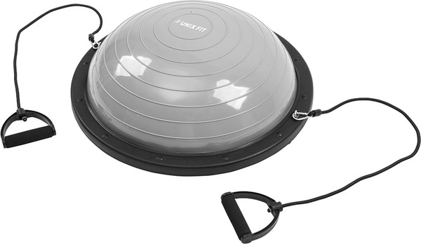 Изображение товара Силовой тренажер UNIX Fit Полусфера балансировочная Bosu / BSSP58 (с эспандерами)