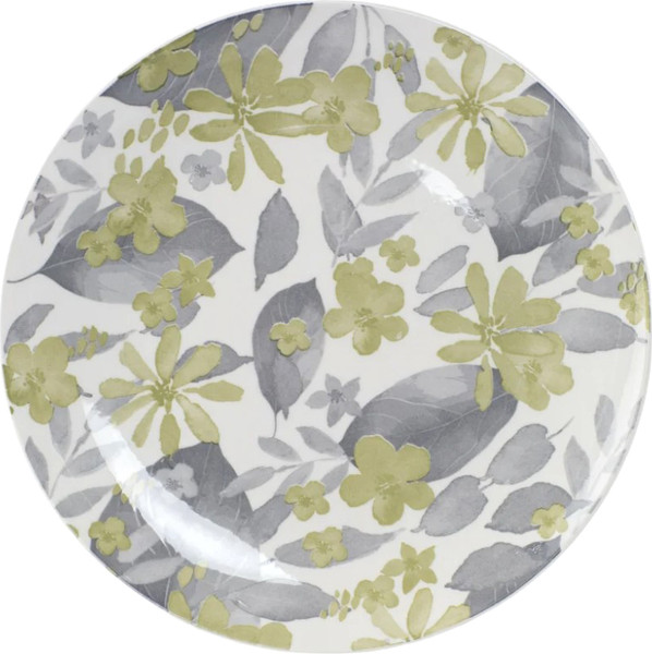 Изображение товара Тарелка столовая обеденная Domenik Blooming DMD235 (зеленый)