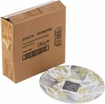 Изображение товара Тарелка закусочная (десертная) Domenik Blooming DMD236 (зеленый)